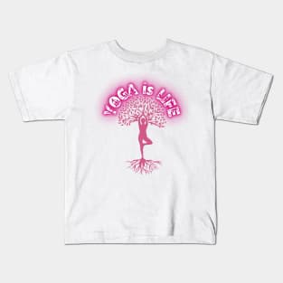 Yoga is Life Kids T-Shirt